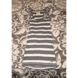 Hollister stripped tank top